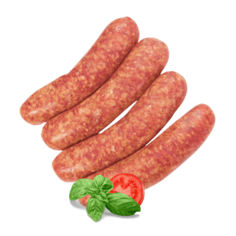 Logo du produit Saucisse de Poulet Tomates et Basilic